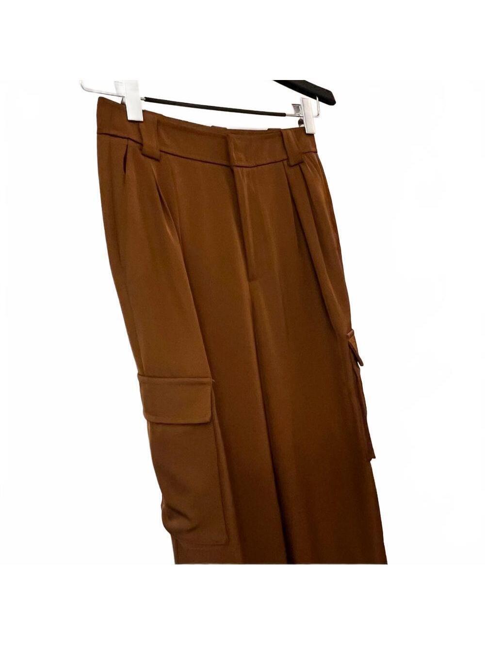NWOT Rails Harlow Cargo Pant Relaxed Military  Henna Trouser Baggy Size 2 XS - Picture 12 of 16